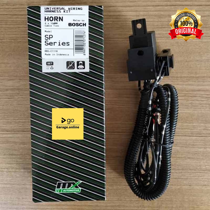 Kabel Set Relay Klakson MX 12V Universal Untuk Segala Macam Merk Klakson Bosch Hella Denso