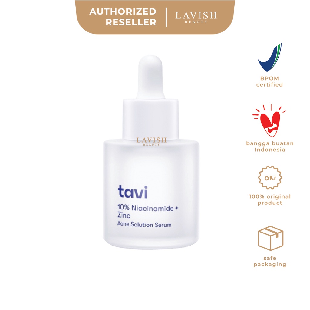 TAVI 10% Niacinamide + Zinc Acne Solution Serum (30ml)