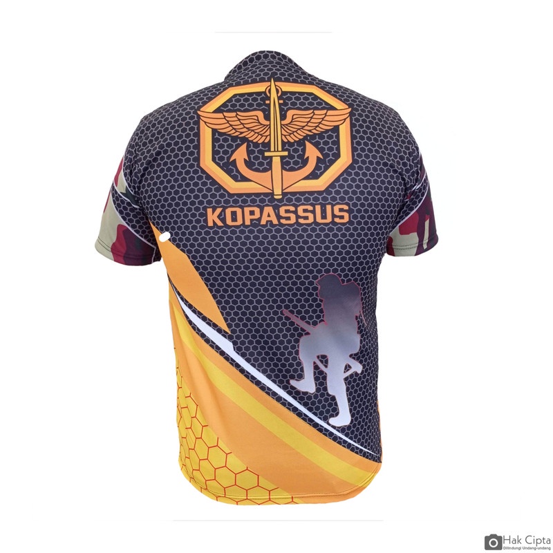 Kaos Dry Fit KOPASSUS / Kaos Jersey KOPASSUS Full Print - Premium B1