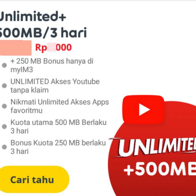 Internet unlimited im3