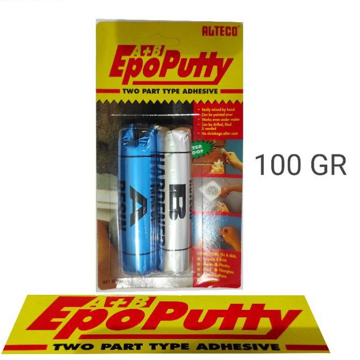 

Lem porting epo putty lem alteco eppo puty tahan panas serbaguna epoxy resin . ..