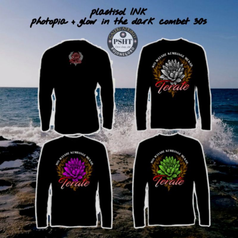 Baju  psht 3Dimensi terbaru lengan panjang