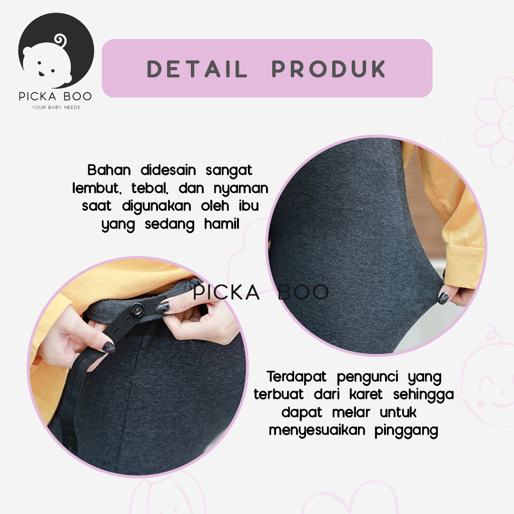 PICKA BOO Celana Legging Ibu Hamil  Active-wear Maternity Legging