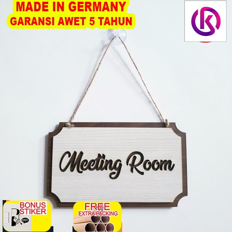 

Promo Gantungan Sign Kantor Dua sisi - MEETING ROOM/OCCUPIED - Kotak