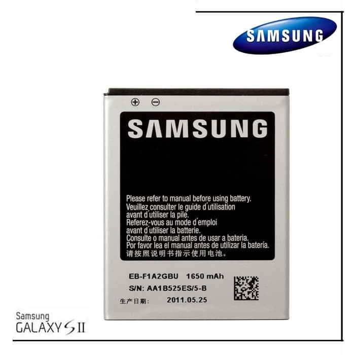 DISKON READY BATERAI SAMSUNG GALAXY S2 / I9100 / EB-F1A2GBU ORIGINAL BATTERY