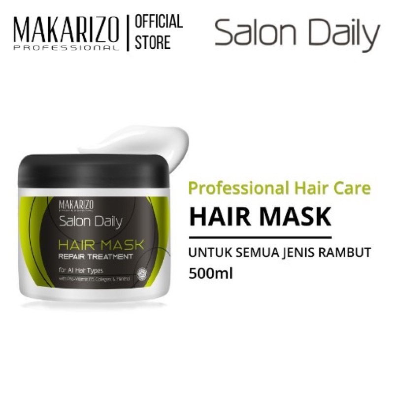 Makarizo Professional Salon Daily Hair Mask Pot 500GR