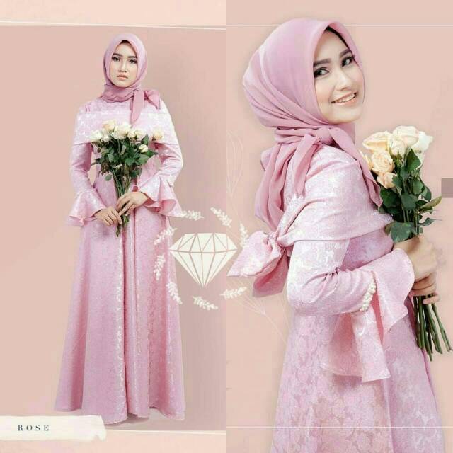 Baju Lebaran 2021 Terbaru Busana Muslim Gamis Murah Gaun Pesta Muslimah Baju Wanita Kondangan jumbo