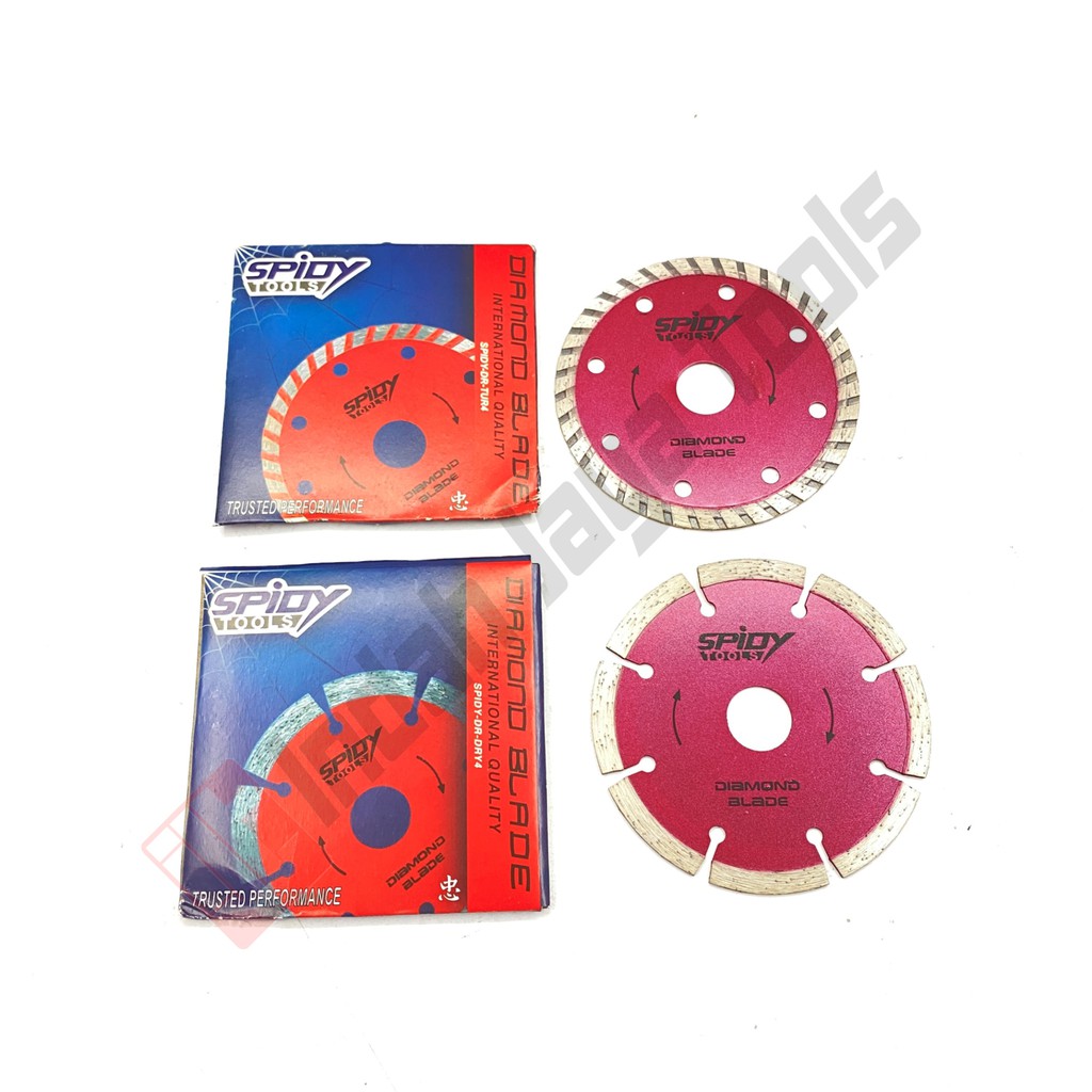 SPIDY Diamond Wheel 4 In Mata Potong Keramik Gerinda Dry Turbo Granit