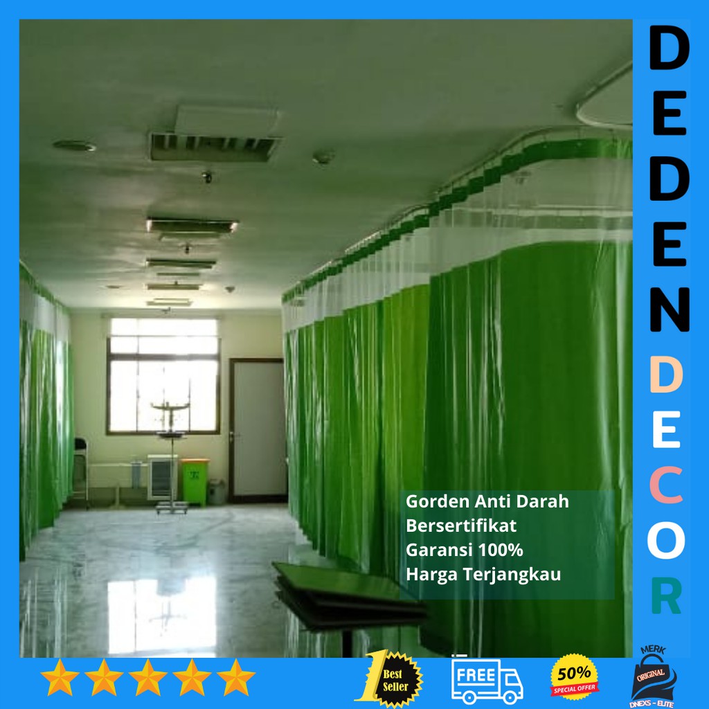 Gorden Semi PVC Warna Ungu Muda Pesanan Ibu Husnul