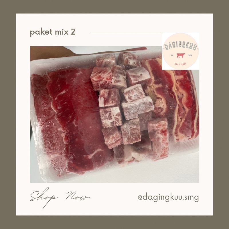 

paket grill A bbq slice beef us shortplate saikoro wagyu lessfat sukiyaki