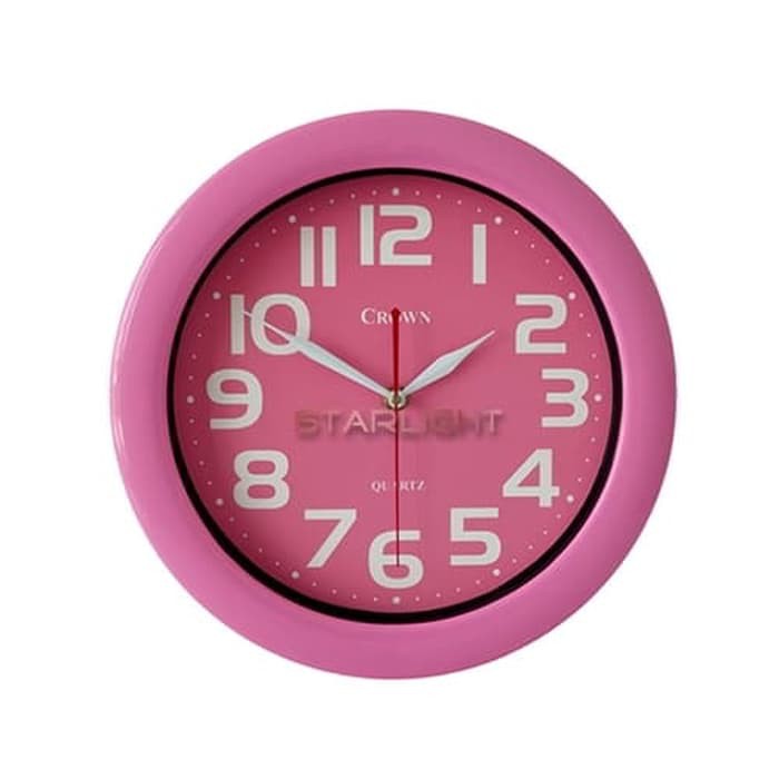 Jam Dinding 30 cm - Pink