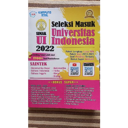 Preloved Kampung Soal SIMAK UI 2022