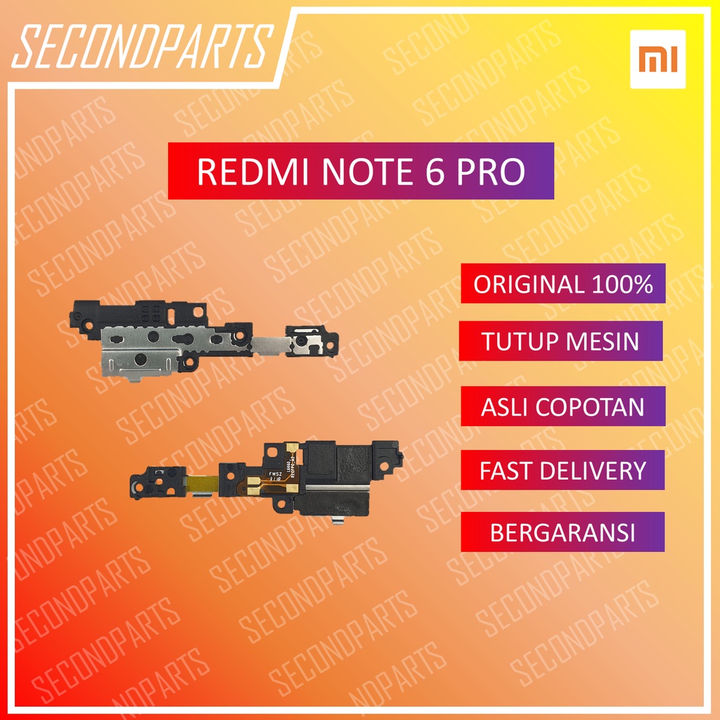 COVER TUTUP RANGKA MESIN ATAS PENGUAT GPS &amp; WIFI XIAOMI REDMI NOTE 6 PRO ORIGINAL