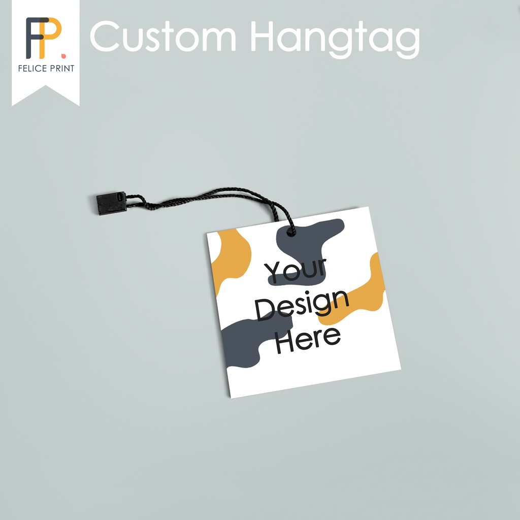 

Custom Hang Tag / Label Baju + Custom Cutting Sesuai Bentuk