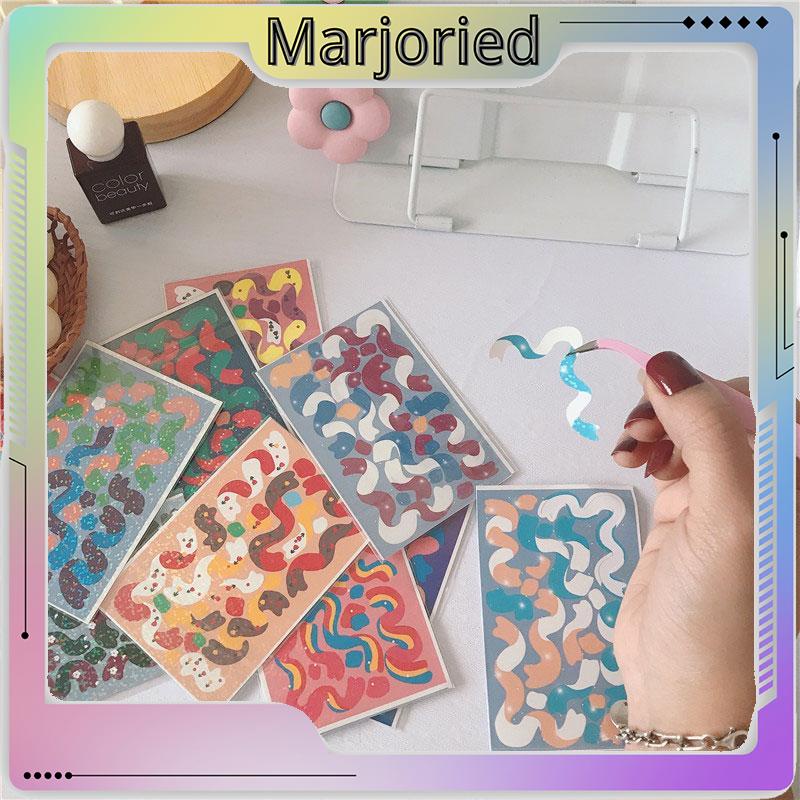 Stiker Pita Mengkilap /-SWtiker Dekorasi Buku Harian DIY-MJD
