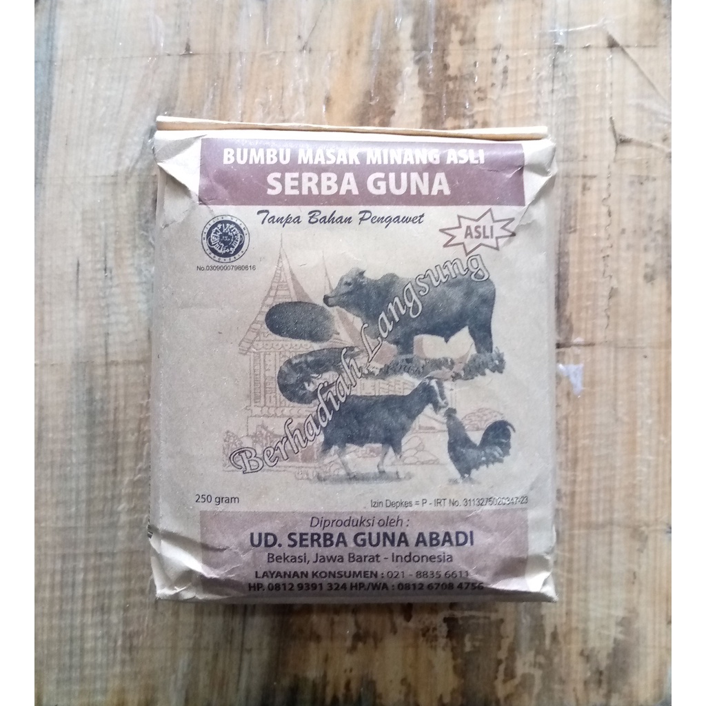 

bumbu serba guna GULAI kemasan 250 gr