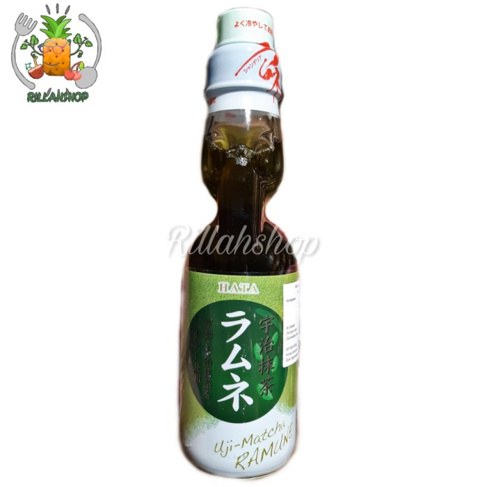 

Hatakosen Ramune Matcha/Minuman Berkarbonat Rasa Matcha/Teh Hijau 200M