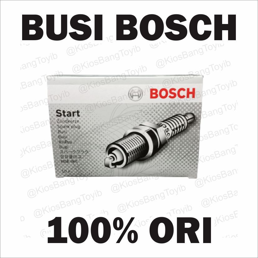 【𝐁𝐎𝐒𝐂𝐇】Busi Spark Plug Motor Matic Bebek Honda Yamaha Grand Supra Beat Vario Scoopy // Potong Rumput