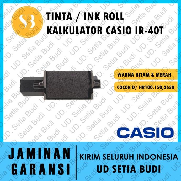 

paling diminati] CASIO IR-40T ORIGINAL - Tinta / Ink Roll Kalkulator Made in Japan