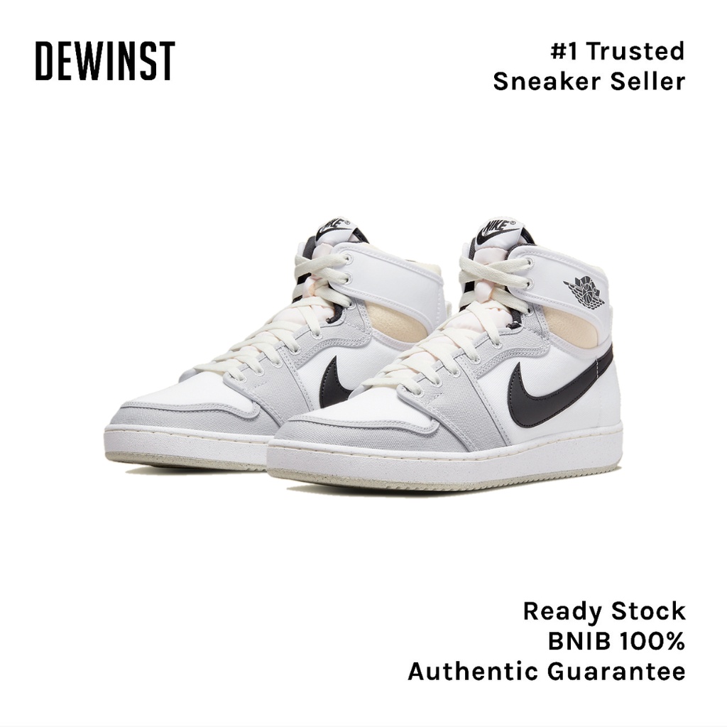AIR JORDAN 1 KO 'White and Black' BNIB RESMI ORIGINAL