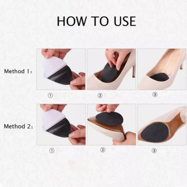 Image of Pelindung alas sepatu anti slip shoes pad sol protector anti slip bantalan alas kaki high heels #4
