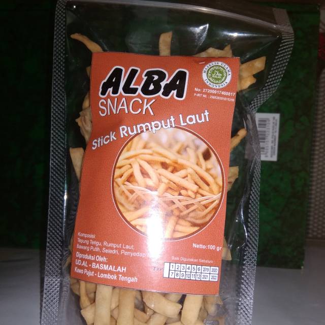 

Alba snack Stik rumput laut