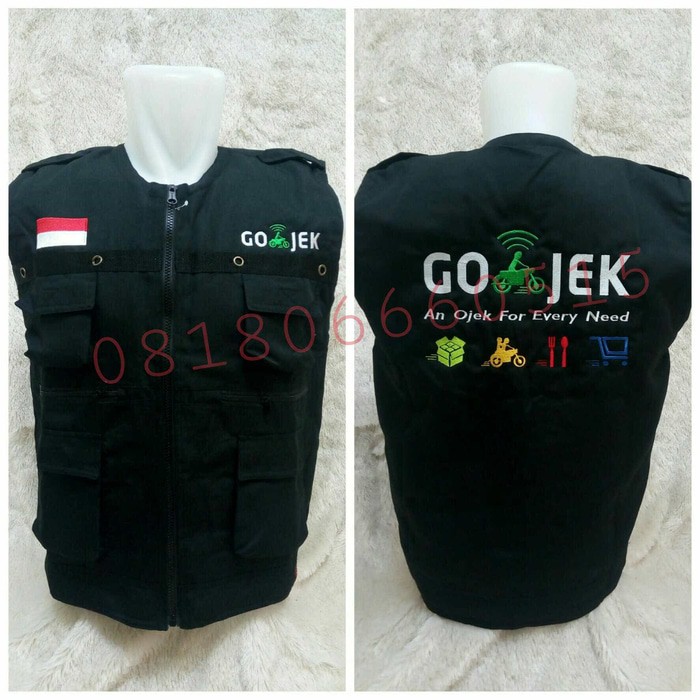 JAKET ROMPI BORDIR GOJEK