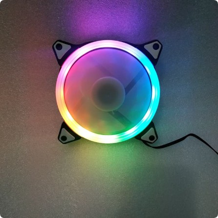 Illusion L-02 Mejec RGB Rotating Led Fan Casing 12CM LED Rotating RGB