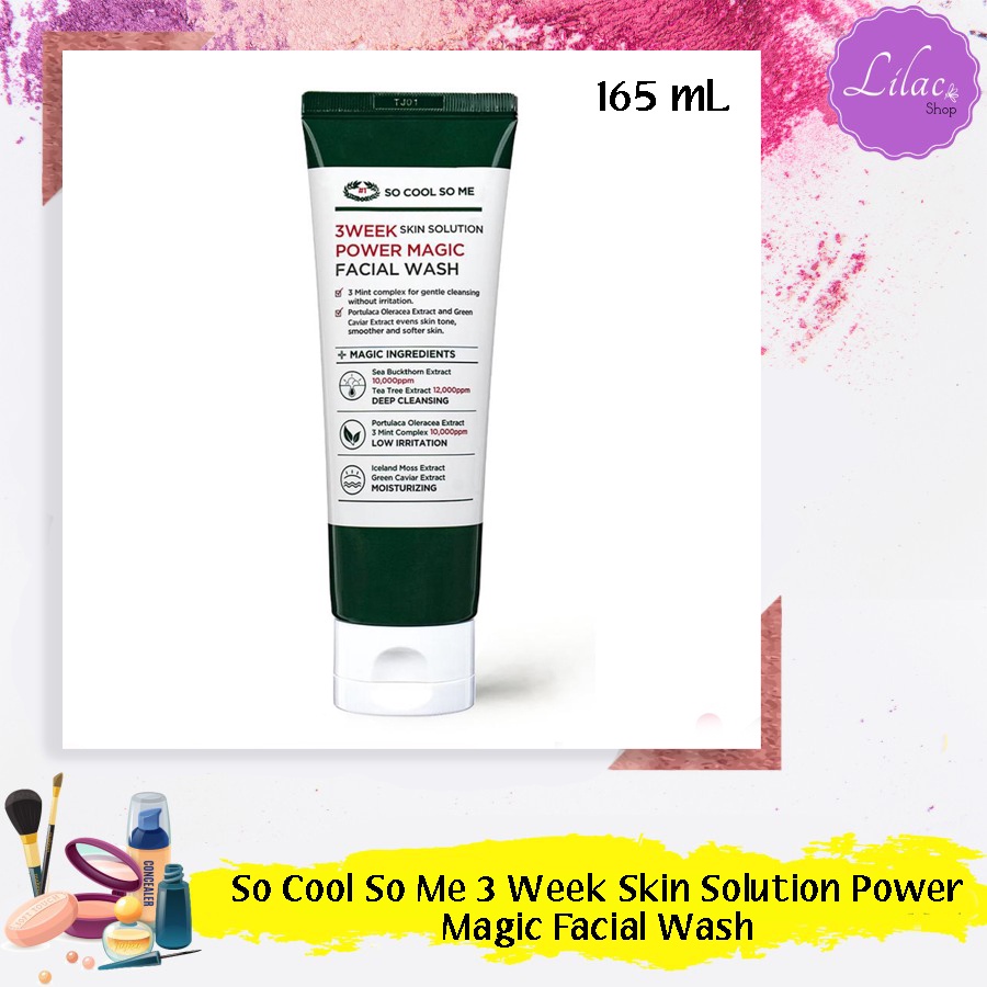 SO COOL SO ME 3 WEEK SKIN SOLUTION POWER MAGIC FACIAL WASH