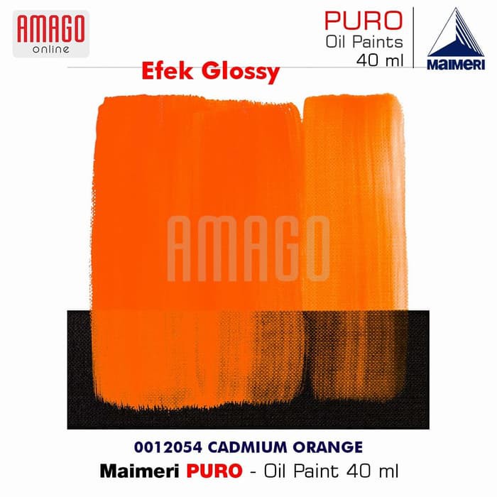 MAIMERI PURO - OIL PAINT - CADMIUM ORANGE - 40ML - M0012054