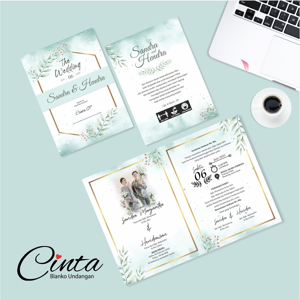 BLANGKO UNDANGAN CINTA BLANKO UNDANGAN KOSONG RUSTIK