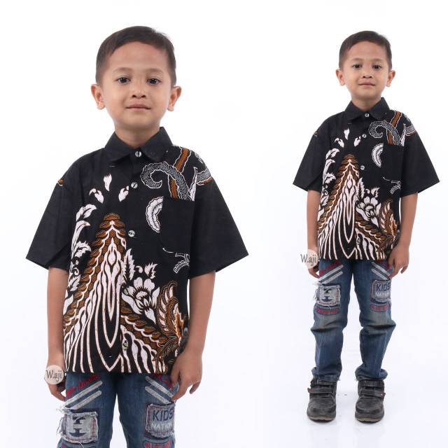 Baju batik anak PAUD TK SD usia 2-12 tahun