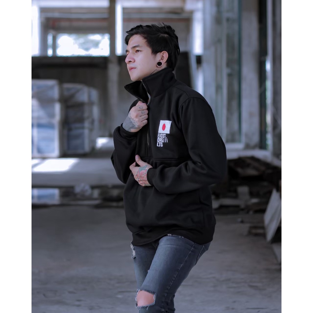 Sweater turtleneck distro unisex / jaket crewneck pria wanita / crewneck sleting distro