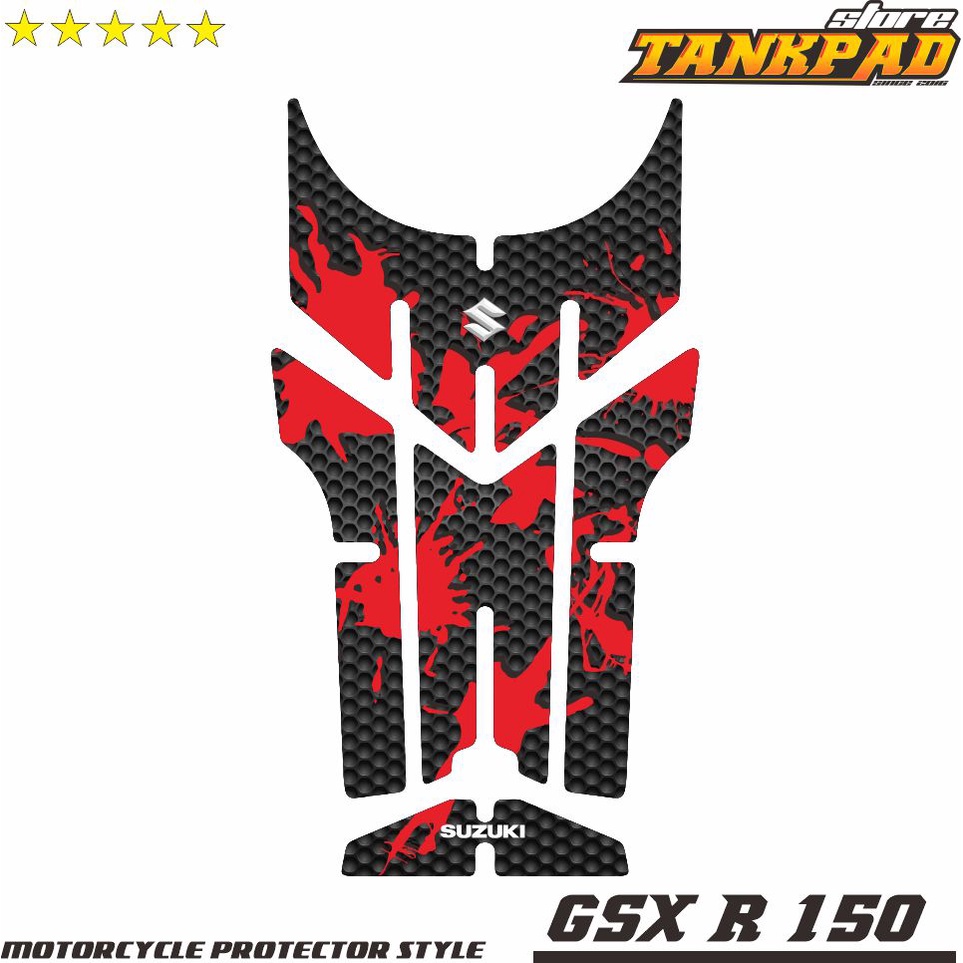 Stiker Timbul Tankpad Suzuki GSX R 150 GSX S