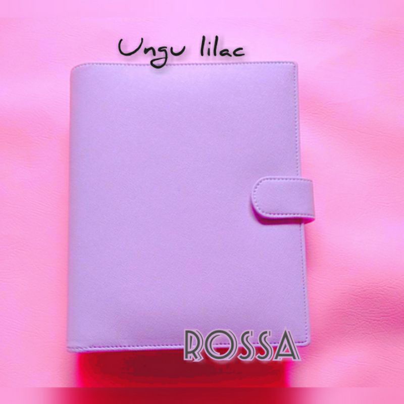 

Binder polos ungu muda Lilac A6(6ring) A5(20ring) B5(26ring) Exsklusif
