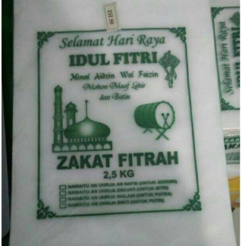 

➵Bayar Di Tempat➵ PLASTIK BERAS ZAKAT FITRAH / LEBARAN IDUL FITRI. READY STOK 72 ✲