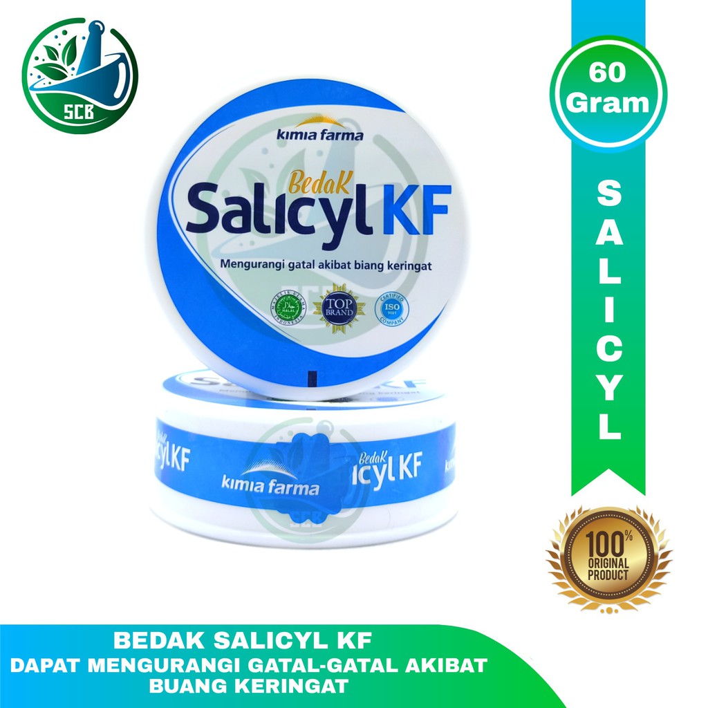 Bedak Salicyl KF 60gram - Mengurangi Gatal, Biang Keringat