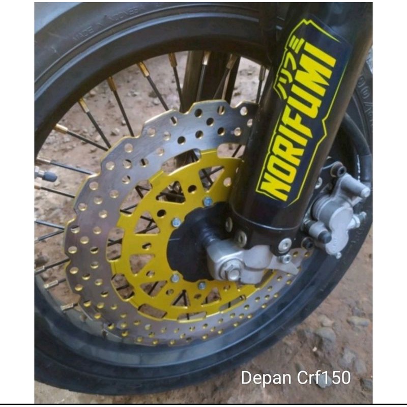 Piringan Cakram Depan/Belakang Set Klx150/D-Tracker Old New Supermoto Model Delkevic