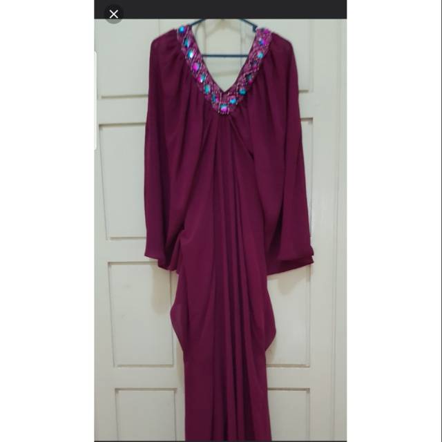 Preloved Kaftan ceruty payet