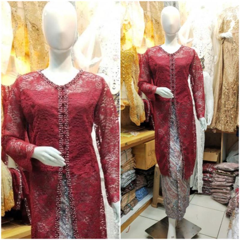 KEBAYA IBU BESAN/BAJU SERAGAMAN PAGER AYU/KEBAYA AKAD/SETELAN KEBAYA WISUDA