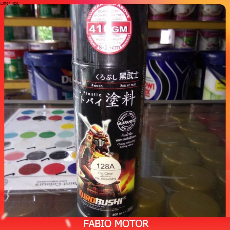 samurai paint flat clear(vernish doff)