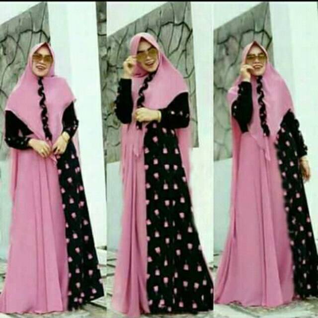 Gamis Al Zeera. Monalisa mix seruty babydoll