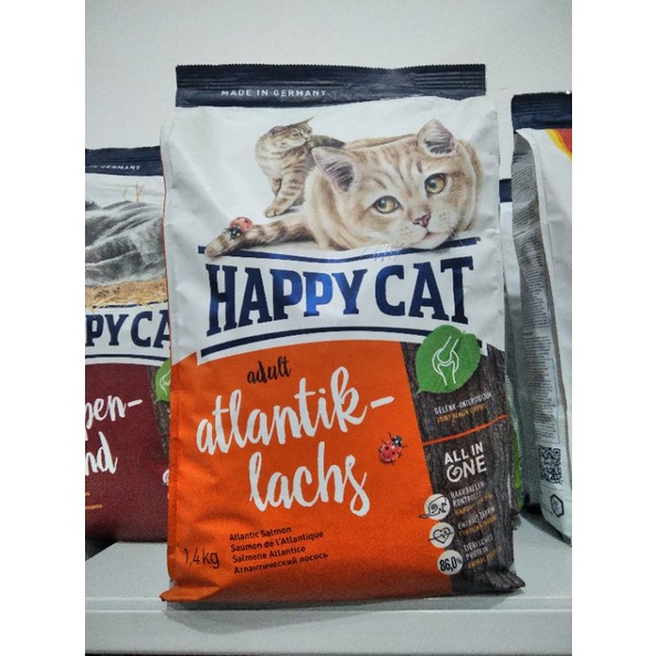 Happy Cat Atlantik Lach Salmon 1,4kg Makanan kucing Happy Cat