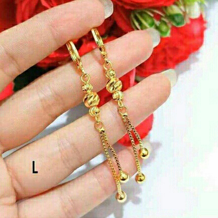 Anting Dubai Jurai Panjang 24k