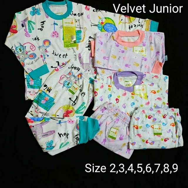 Velvet Junior Setelan Piyama Big Size (2)