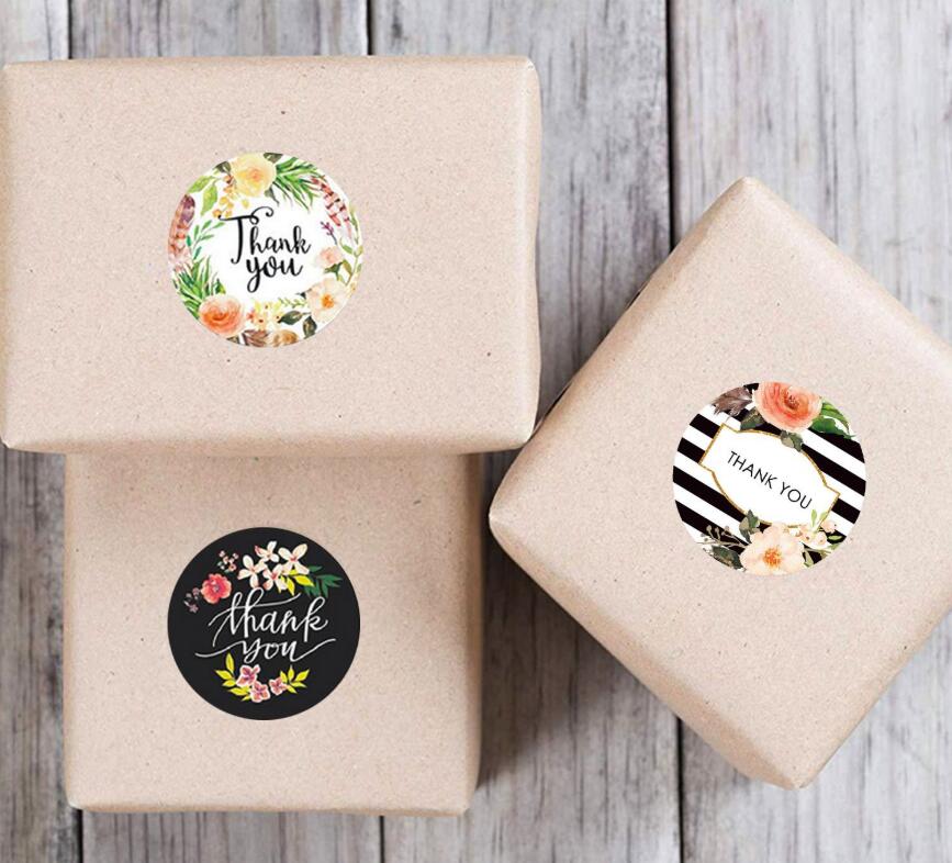 500pcs Gift Sealing Stickers Thank You for Your Love Design Scrapbook Diary Stickers Holiday Birthday Party Gift Decoration Sticker-6