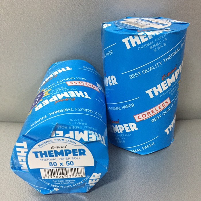 

Kertas Thermal / Thermal Paper Roll Themper E-PRINT 80 x 50mm