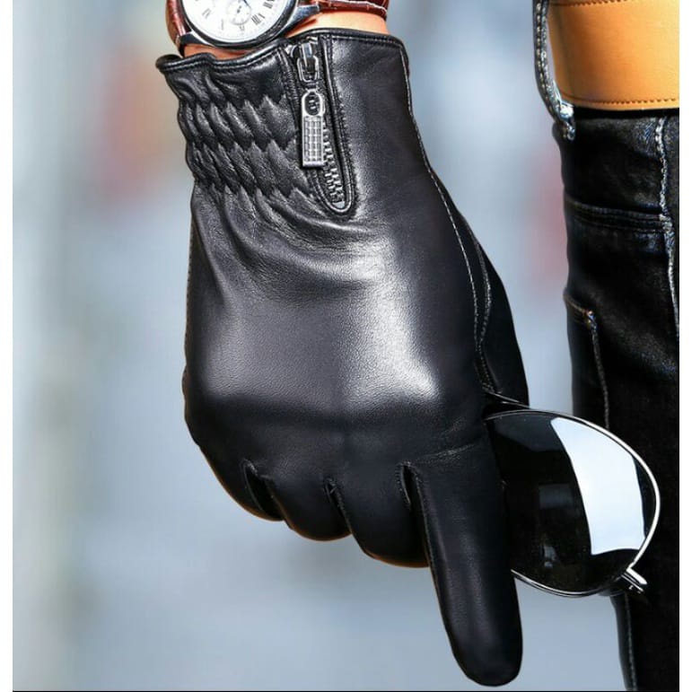 Sarung Tangan Motor Kulit Autoblack Full Leather Gloves