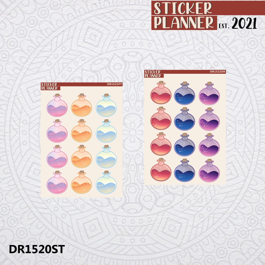 

Sticker Planner Potion Bottle Magic Aesthetic | Sticker Sheet, Scrapbook, Studygram, Bujo, Journal