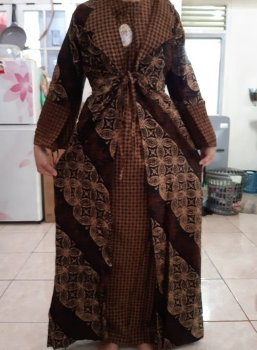 Maura Couple - Sania Ruffle Batik Couple Ori Ndoro Jowi Garansi Termurah Shopee - Kebaya Couple 2728